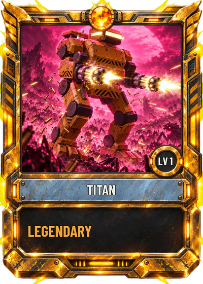 A legendary Titan card
