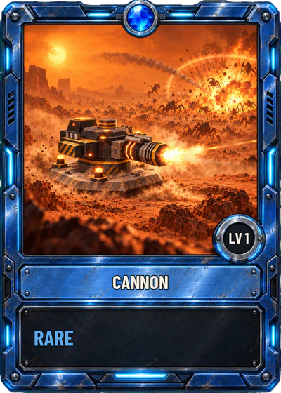 A rare Cannon card
